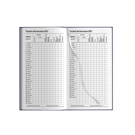 AGENDA SETTIMANALE